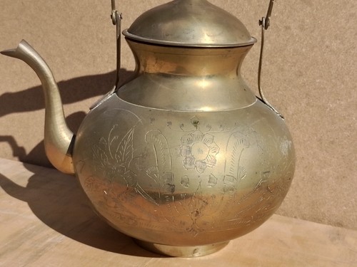 Vintage old antique kettle - old,