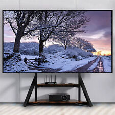 Universal Floor TV Stand Mount Swivel TV Cart Entertainment Center Media Tower