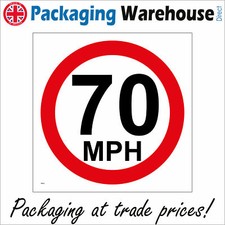 TR033 70 MPH SIGN MILES PER