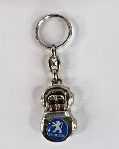Metal peugeot keyring - peugeot, car