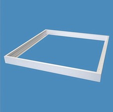 Surface Mount Frame Kit 600x600 mm LED Panel Light Ceiling Aluminum White Finish