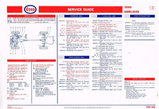 TOYOTA CELICA Mk1 & CARINA Mk1 '71-73 ESSO MAINTENANCE & LUBRICATION CHART *VGC*