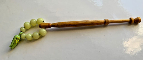 Turned wooden lace bobbin - turned,
