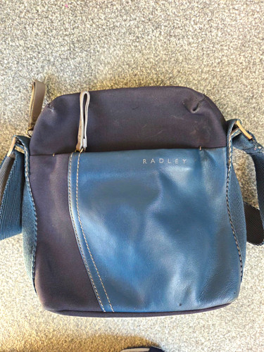 Radley blue leather nylon - blue,