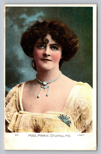 Postcard edwardian actress - -,