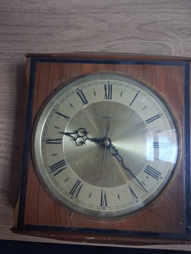 Vintage clock mahogany retro - vintage,