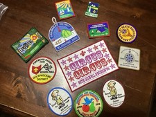 WORLDWIDE ASSORTED SCOUTING BADGES SEW ON PATCHES SOME RARE JOB LOT PATCHES 17