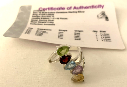 Multi colour gemstone - multi-colour,