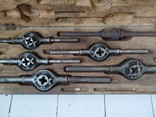 Antique Champion Blower & Forge Steel Tap & Die Tool Set- Made In U.S.A