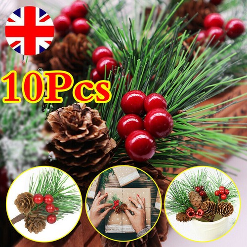 10x christmas artificial - christmas, pine