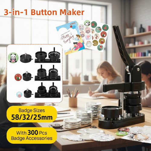 Poriya pin badge maker - poriya,