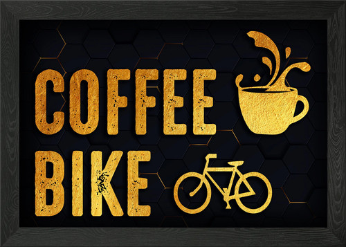 Coffee bike framed wall art - bike,
