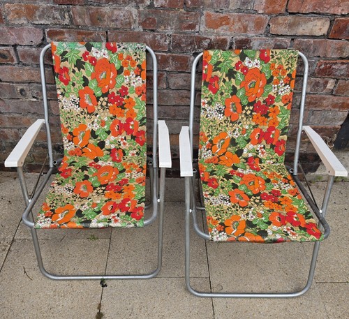 Vintage 1970s retro floral - vintage,
