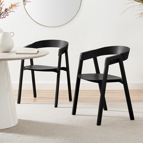 Masa black solid wood dining - masa,