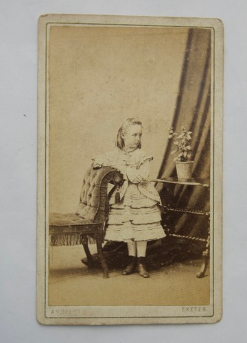 Cdv victorian girl boots - cdv,