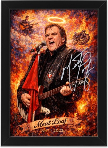 Meat loaf art styled - styled, signed