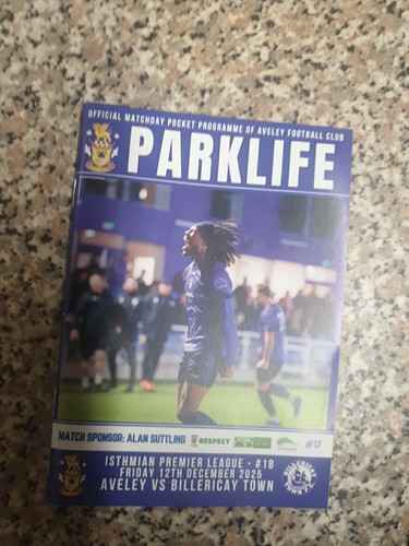 Aveley billericay town 12th - billericay,