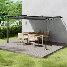 3 x 3 m Metal Lean-to Gazebo