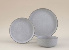Grey concrete dinner set - grey,