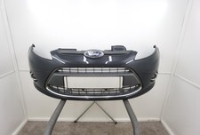 FORD FIESTA MK7 COMPLETE FRONT BUMPER WITH GRILLES & FOGS BLACK 2009-2012