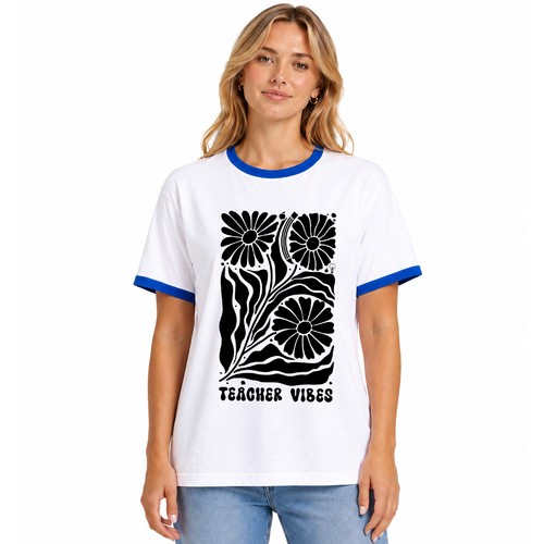 Flower power womens - power, ringer