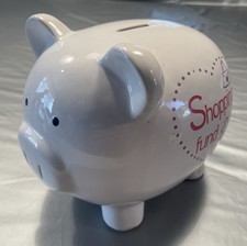 Large Pot Piggy Bank 24cm Shopping Fund Money Box