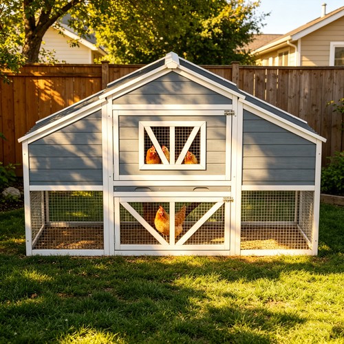Weatherproof chicken coop and - coop,