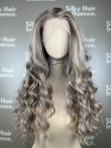 Long synthetic lace front wig - long,