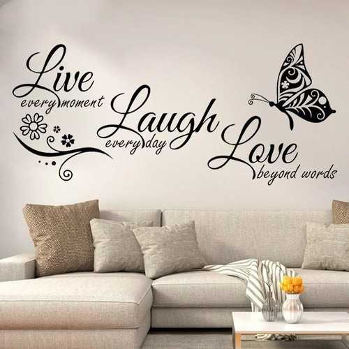 Live laugh love - live, butterfly