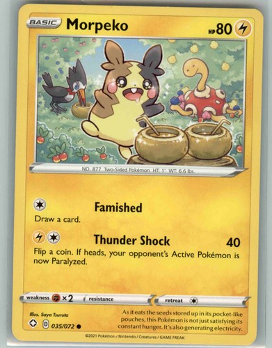 Morpeko 035 072 common - 035/072, shining