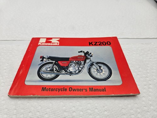 Kawasaki kz200 owner manual - kawasaki,