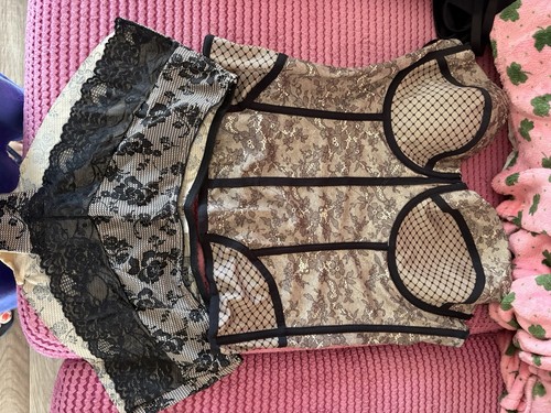 Boned basque corset sixe - basque,