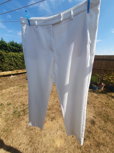 White crop fancy patterned - m&s,