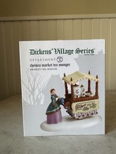 Dept 56 Dickens Village Chelsea Market Tea Monger EUC 4020194 Accessory RARE