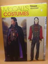 McCALL'S 4092 MEN'S 34-44" S+M+L VICTORIAN GOTHIC VAMPIRE COSTUME SEWING PATTERN