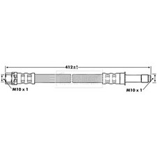 Brake Hose For Mercedes