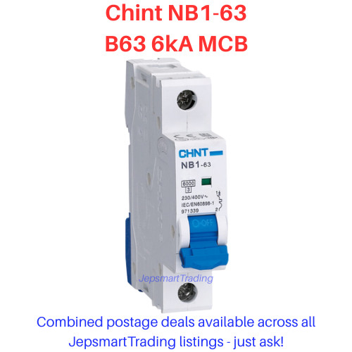 Chint nb1 b63 63amp curve - chint, nb1-63