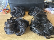 4 Medium Brown Hair Pieces