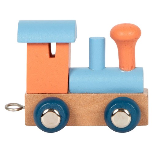 Letters train polar wooden - train,
