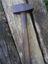VINTAGE 1.4kg KG BLACKSMITH SAW DOCTORS SAWSMITH CROSS FACE PEEN  HAMMER