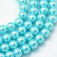 Pearl Beads 50 to 400 pc Round Gems 4-10mm Choose Colour Jewellery Making Craft