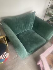 Velvet Green DFS Armchair