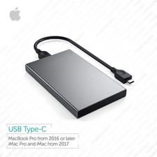 Macbook Pro, iMac, 500GB Portable External HDD :: USB-C :: Bootable, Plug n Play