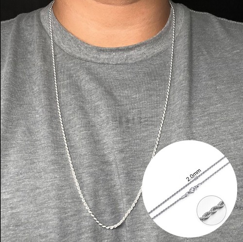 Twisted rope chain 2mm - twisted,