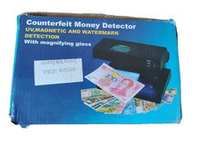 UV Black Light Money Note Detector and Bank Checker Counterfeit, Magnifying