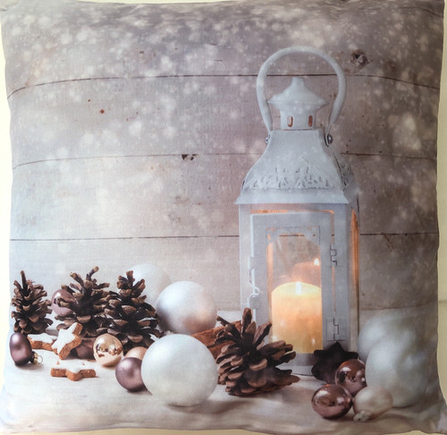 Light pillow winter lantern - light-up,