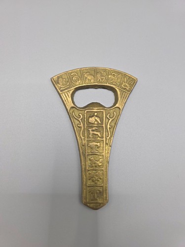 Vintage brass bottle - vintage, opener