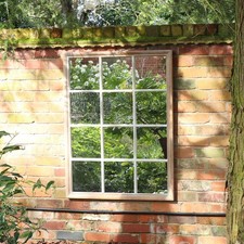Large Rustic Wooden Window