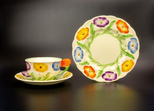 Grindley pottery poppy - pottery,