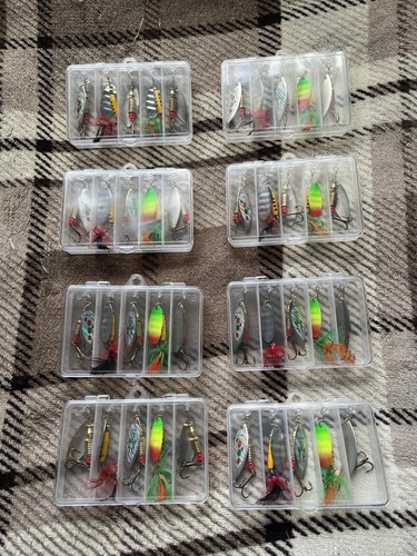 Inline spinner fishing bundle - inline,